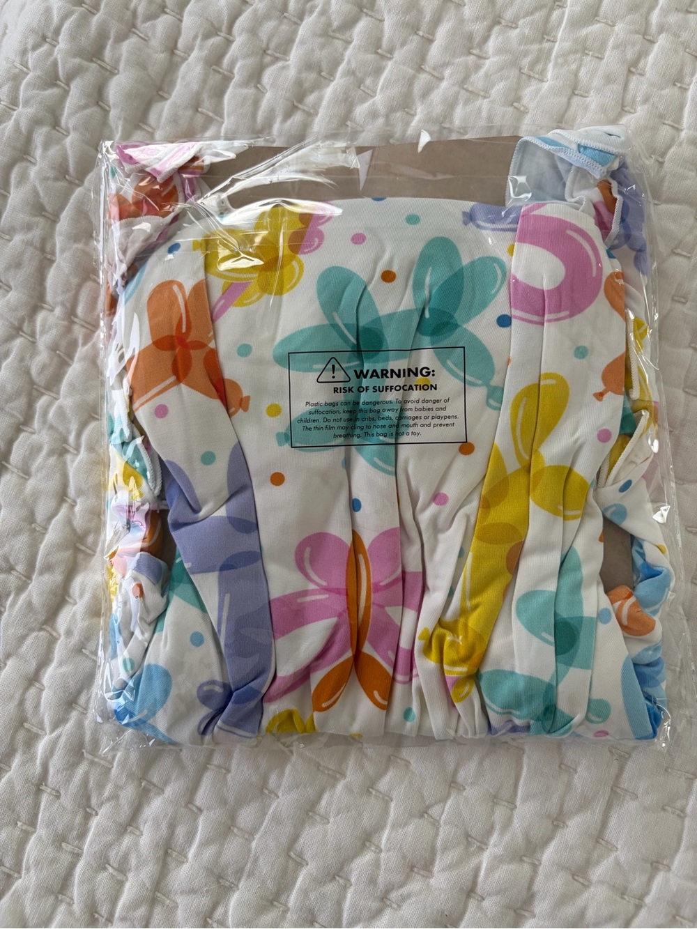 NWT Little Sleepies Bamboo PLAY Balloon Bash Flutter Dress Size 4T - Picture 3 of 3